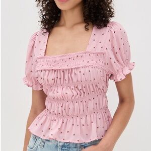 NWT • Free People Adore You Blouse in Small